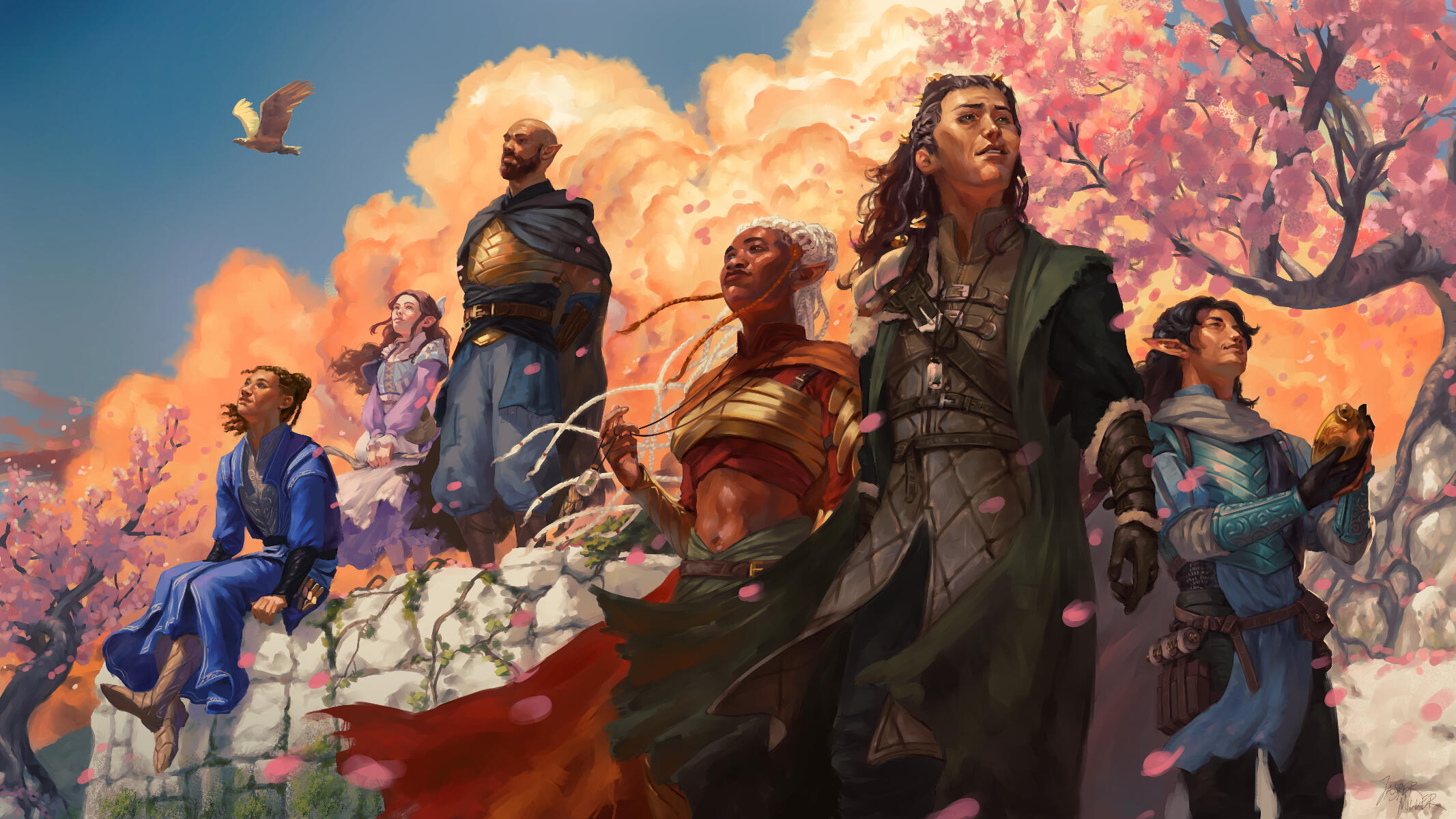 Illustration for the Fourth Age Actual Play