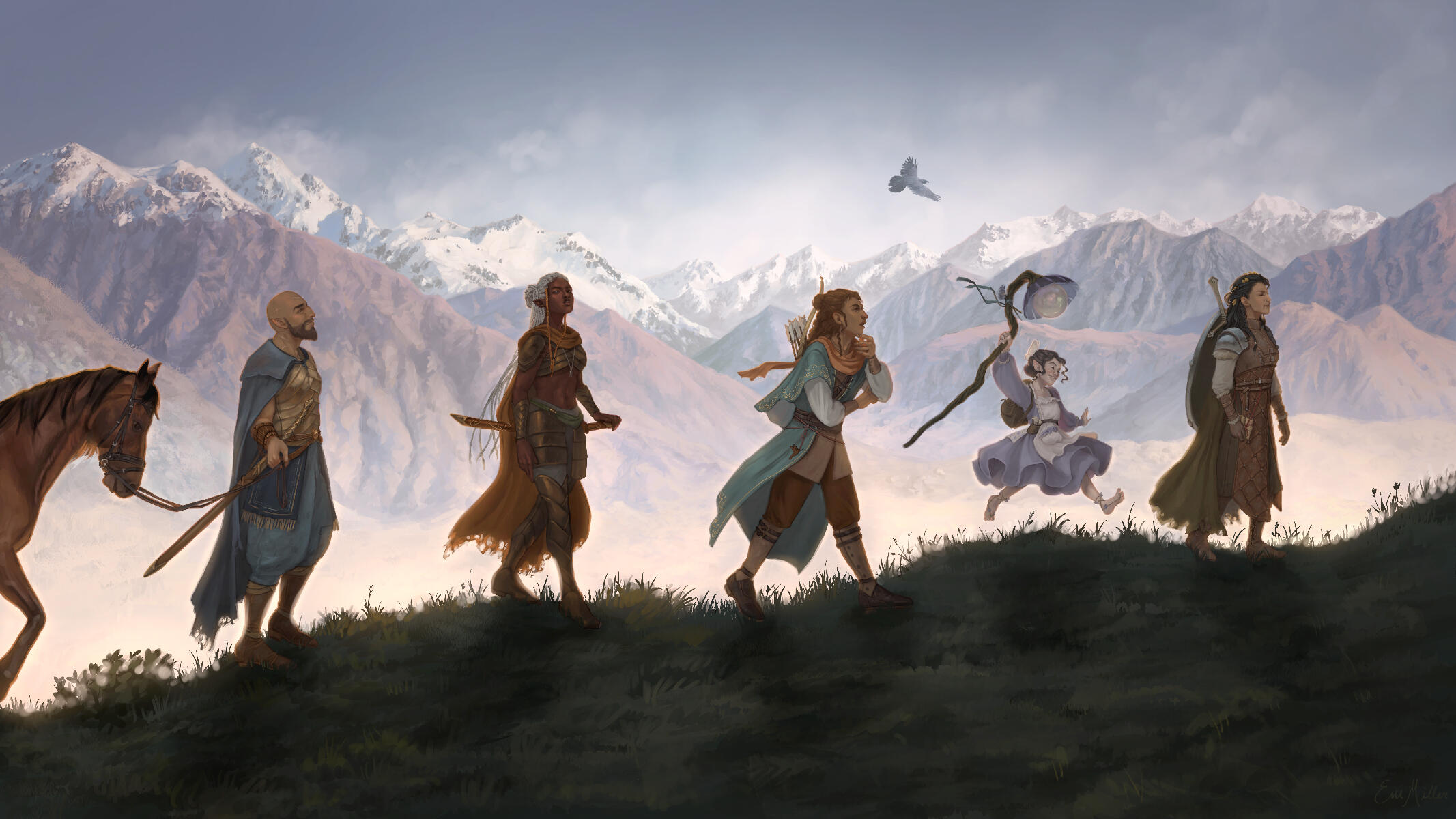 Splash art for The Fourth Age TTRPG Actual Play