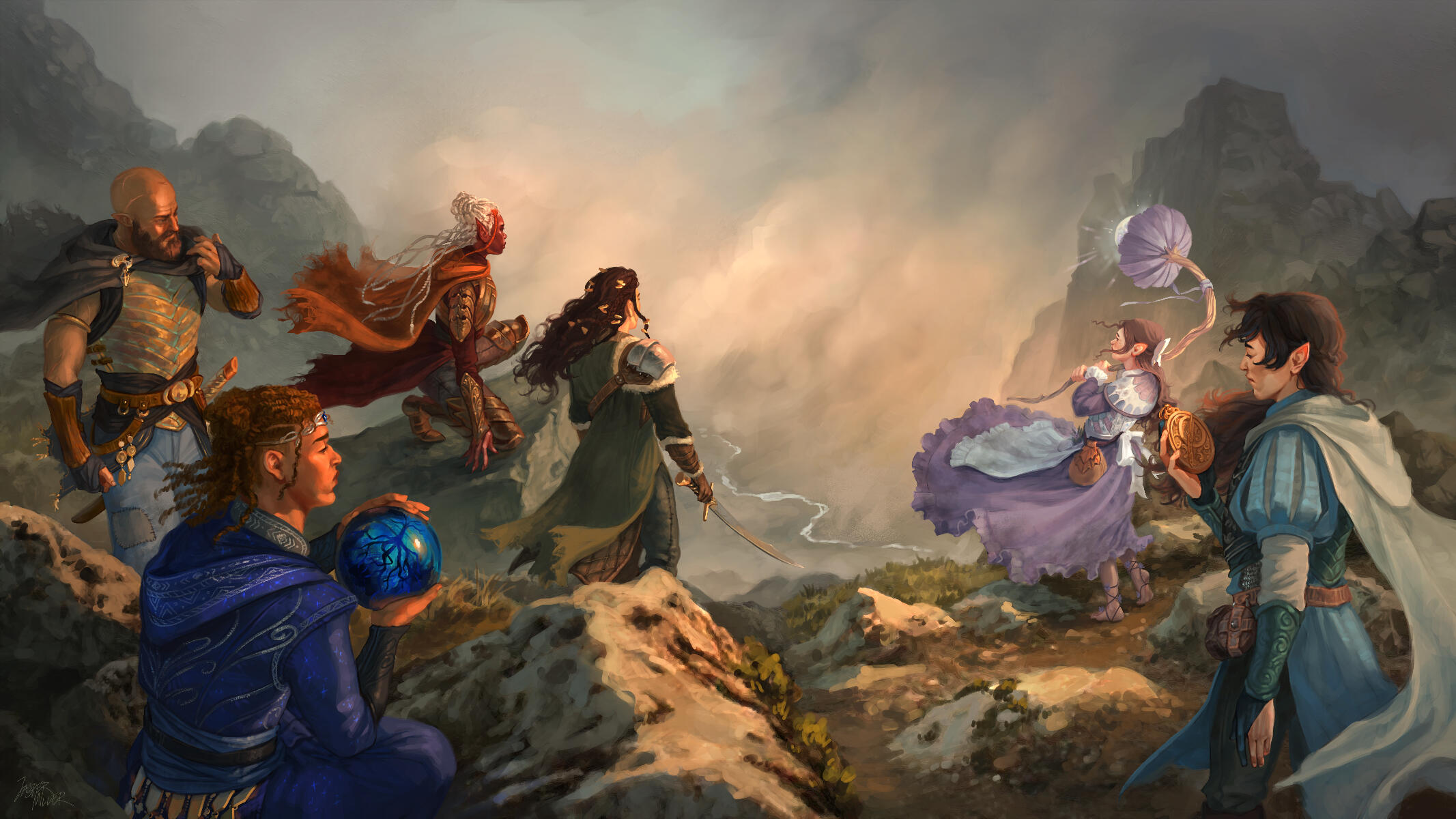 Illustration for The Fourth Age TTRPG Actual Play