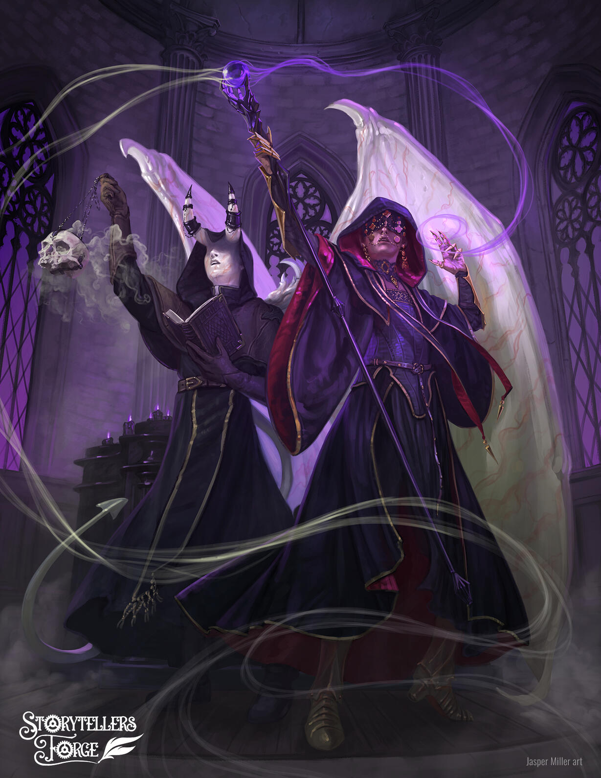 Blasphemy Domain Cleric Subclass illustration for Storyteller&#39;s Forge