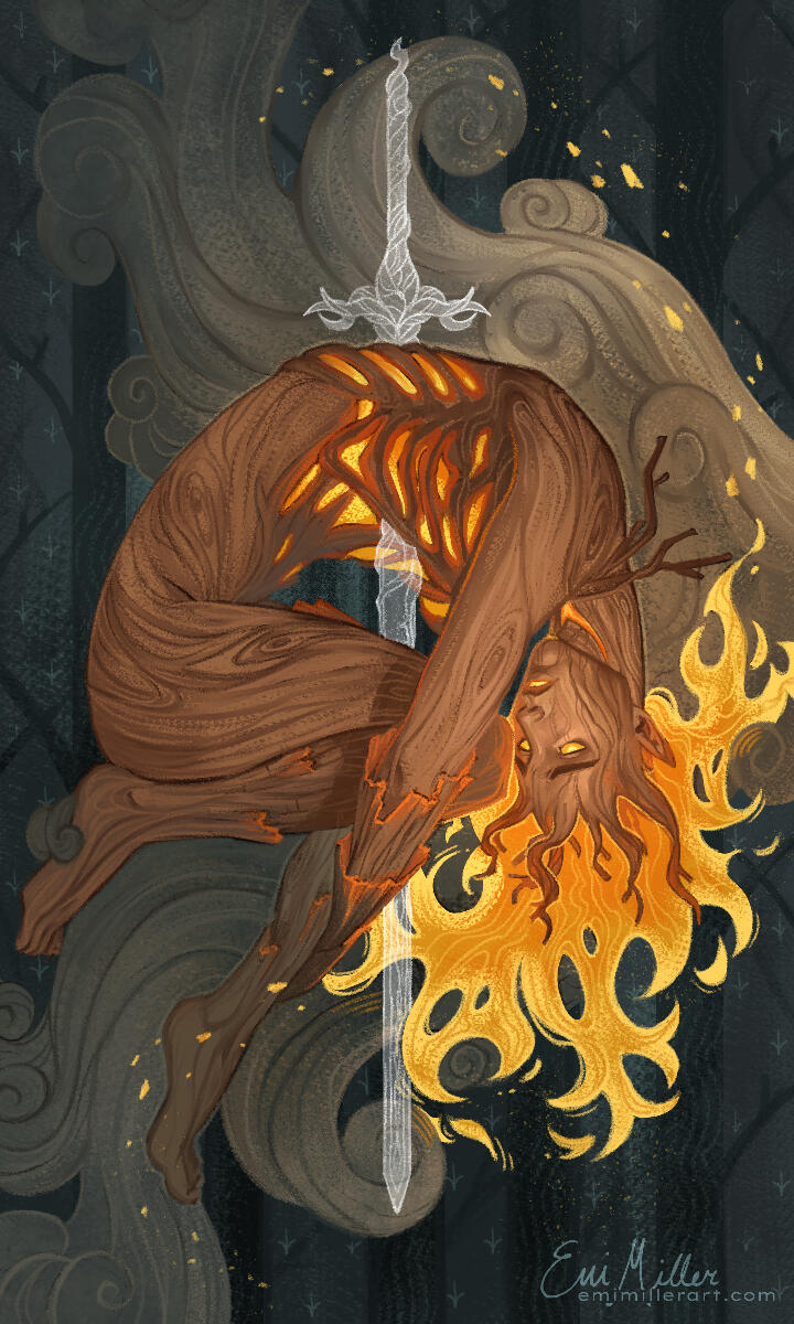 Private commission of the Ace of Swords