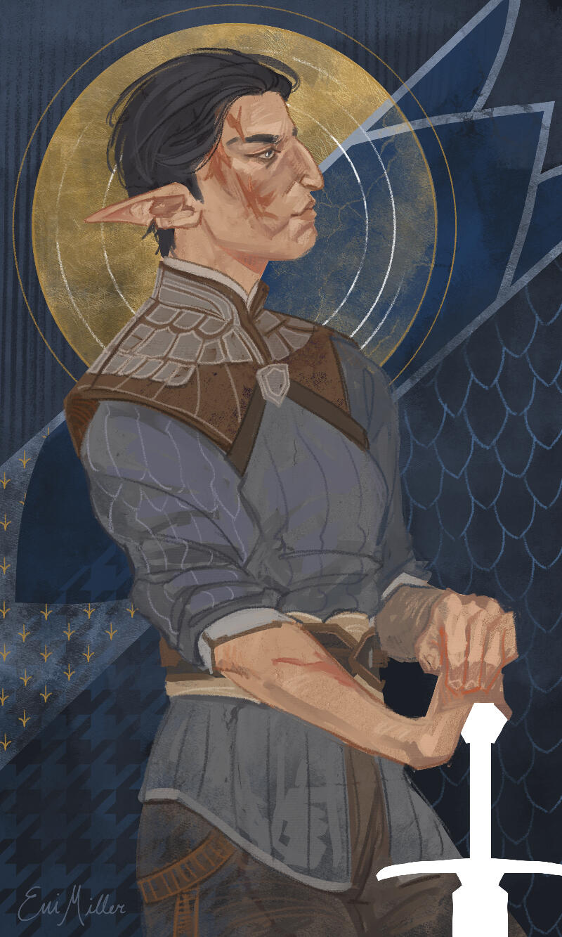Private illustration of a Rook from Dragon Age: The Veilguard